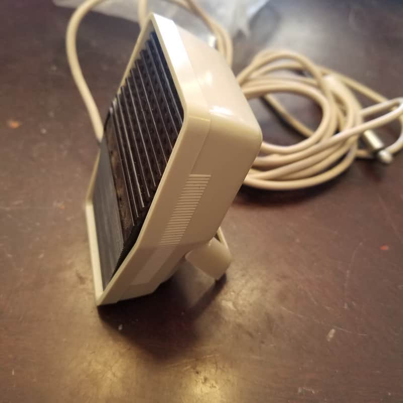 Sony F-7B 10 kOhm Dynamic Mic 1970s Cream and dark brown image 1