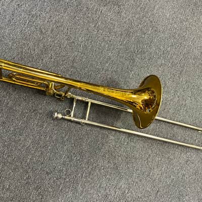 King 5B Symphony Tenor Trombone w F Attachment 1979 - Lacquer Large Bore image 2