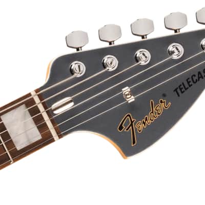 Fender Chris Shiflett Cleaver Telecaster Deluxe Electric Guitar. Rosewood Fingerboard, Charcoal Frost Metallic TGF33 image 7