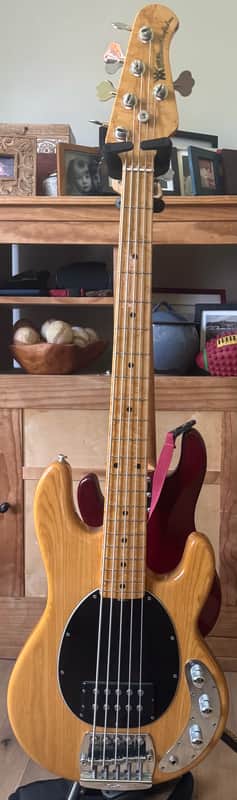 Ernie Ball Music Man Classic StingRay 5 with Maple Fretboard 2010 - 2020 - Classic Natural image 1