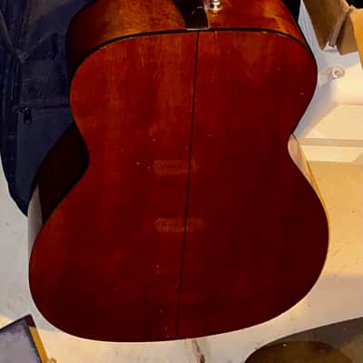 1970's Madeira A-4 000/OM Acoustic Guitar Made in Korea "Project" image 2