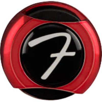 Genuine Fender Infinity F Logo Strat/Tele Guitar Strap Locks Straplocks - RED image 2