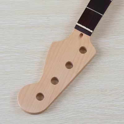4 String Bass Guitar Neck Canada Maple Wood,21-fret image 4