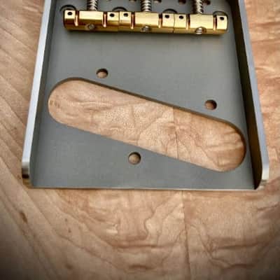 Van Dyke-Harms Traditional Telecaster Bridge and Compensated Saddle Set 2023 - Stainless Steel image 3
