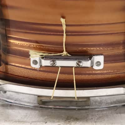 Pearl 5.5x14" 8-Lug Tiger Eye Pearl Snare Drum Vintage 1960's MIJ image 9