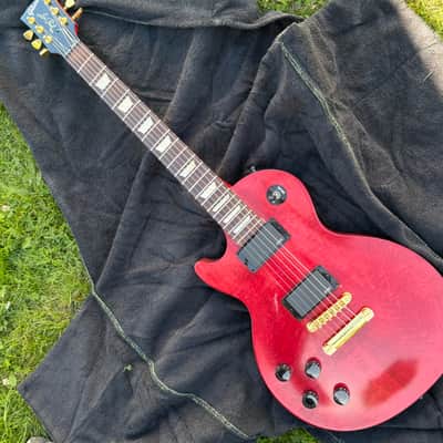 Gibson Les Paul Junior LPJ EMG upgrade gloss headstock upgrade left handed lefty image 10