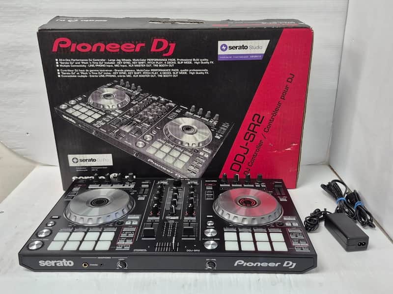 Pioneer DDJ-SR2 Portable 2-channel Controller for Serato DJ 2010s - Black image 1