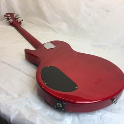 MWR Single Cut Red Double Humbucker Electric Guitar w/ New Strings Free Shipping image 8