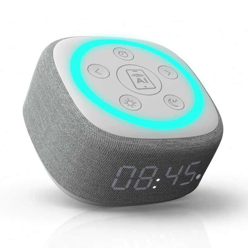 Gemini BRS-180 Bluetooth Home Speaker – Night Light, 15 Sleep Sounds, LED Alarm Clock & Voice-Assistant Button image 1
