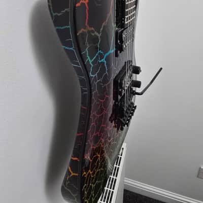 ESP LTD Eclipse 87 nt rainbow crackle image 5