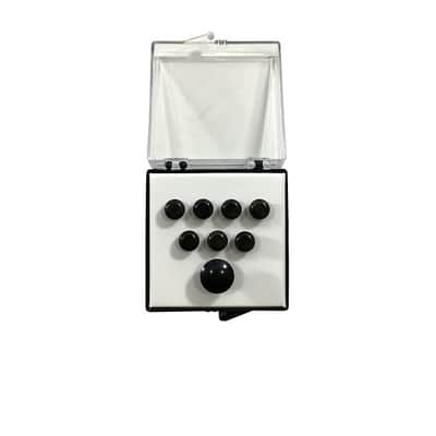 Martin Bridge Pin Set With End Pin - Black