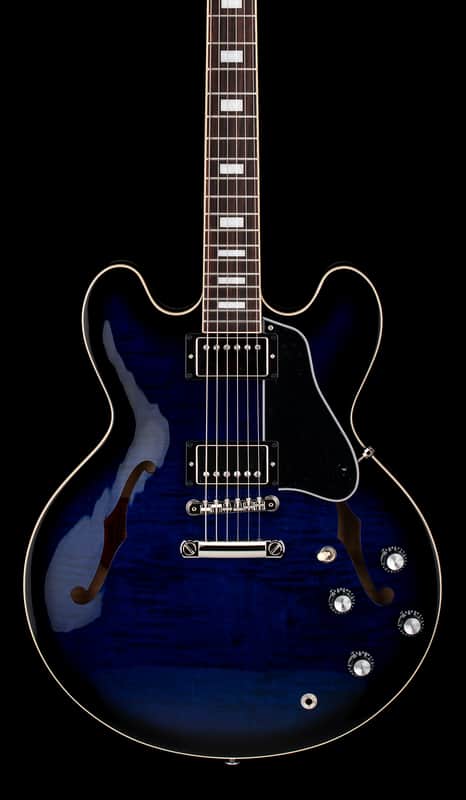 Gibson ES-335 Figured - Deep Ocean Burst #50149 image 1