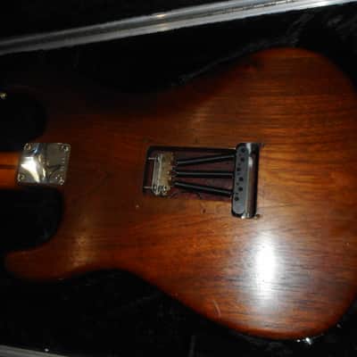 Schecter Van Nuys Dream Machine Exotic 1982  - Walnut  Natural Exotic Woods 8.5 lbs image 3