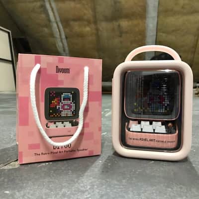 Smart Retro Pixel-Art Bluetooth Portable Speaker / Alarm Clock + Apps image 5