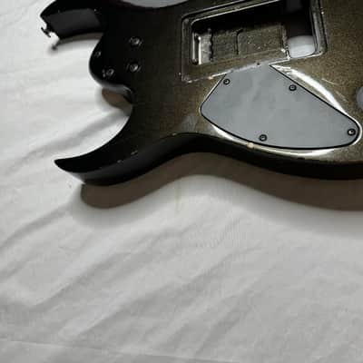 Ibanez RG370DX Electric Guitar Body 2000s - Black Sparkle image 12