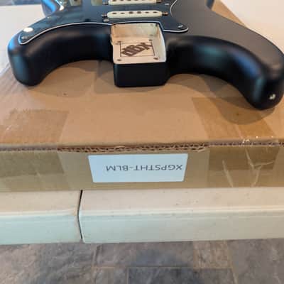 XGP ST Style Guitar Body - Matte Black image 4
