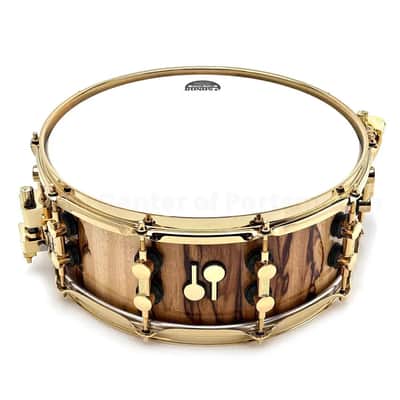 Sonor SQ2 Heavy Beech Snare Drum 14x5.5 African Marble Gloss w/Gold Hardware image 1