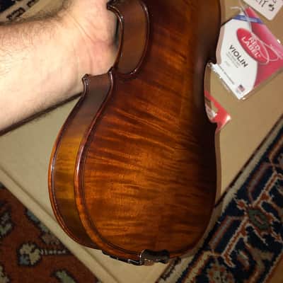 Brand New Intermediate Violin Do-It-Yourself Kit 2019 French Polished 3/4 image 1