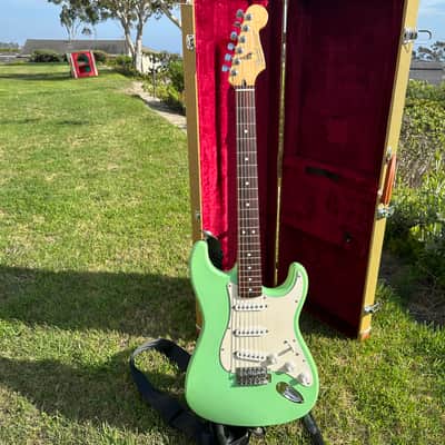Video! Fender Partscaster Strat 2004 - Surf Green image 2