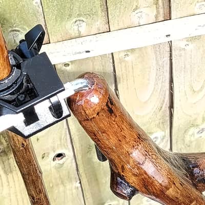 Hand Crafted, Cherry Wood, (Possibly Enchanted) Microphone Stand image 3