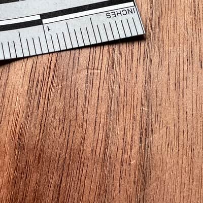 Compact Offset Bass Body NOS- High End Maple Top-Mahogany accent -solid ONE-piece Butternut (White Walnut) Back - Unfinished Front Routed LIMITED Luthier Supply R29 image 24