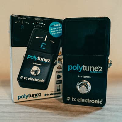 TC Electronic Polytune 2 Blacklight Polyphonic Tuner Pedal | Reverb UK