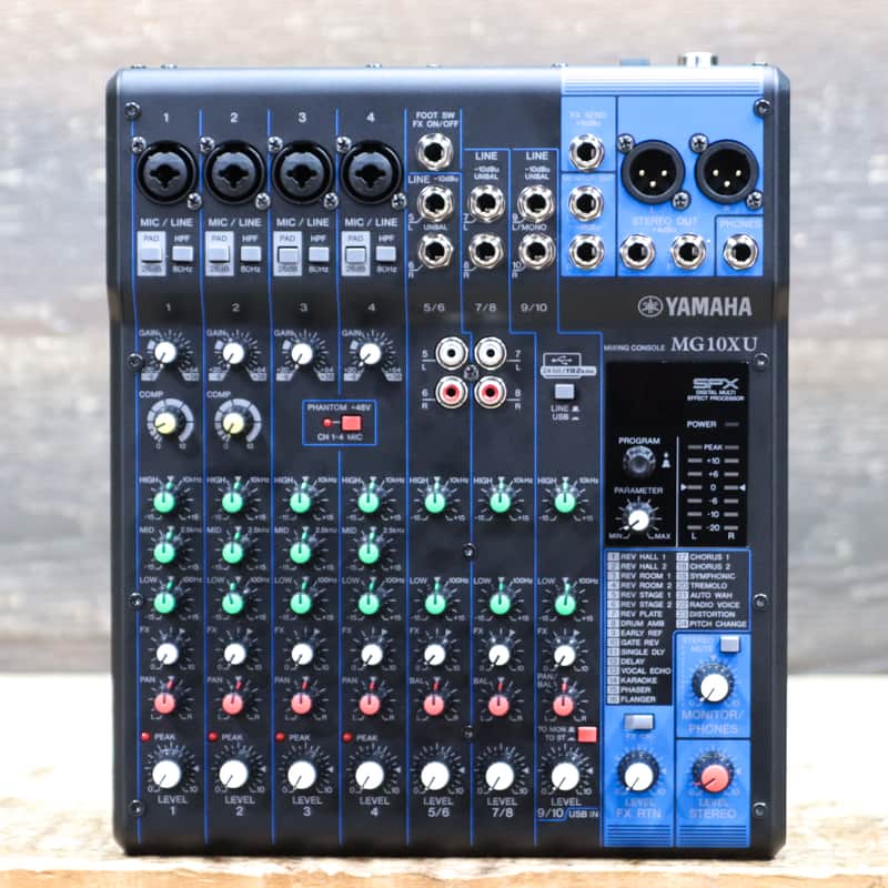 Yamaha MG10XU 10-Channel "D-PRE" Mic Preamps USB Mixing Console w/Box #UGZN03688 image 1