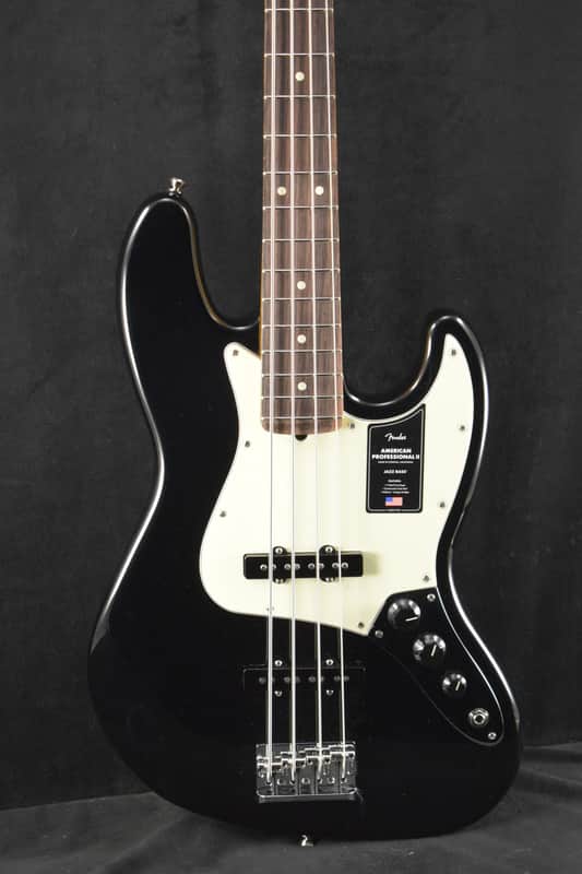 Fender American Professional II Jazz Bass Rosewood Fingerboard Black image 1