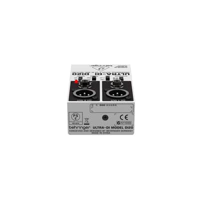 Behringer Ultra-DI DI20 Professional Active 2-Channel DI-Box/Splitter image 10