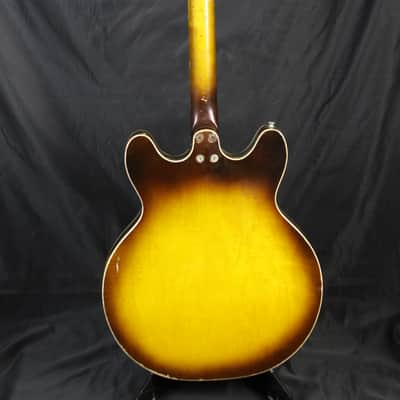 1960's Harmony H75 USA Made Vintage Maple Hollow-Body w/DeArmond & HSC image 17