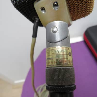 AKG D12 Cardioid Dynamic Microphone - 1960s - Gold/ Black image 9