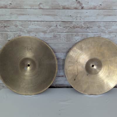 Used Zildjian 14" Avedis Hi Hats Hollow Logo image 6