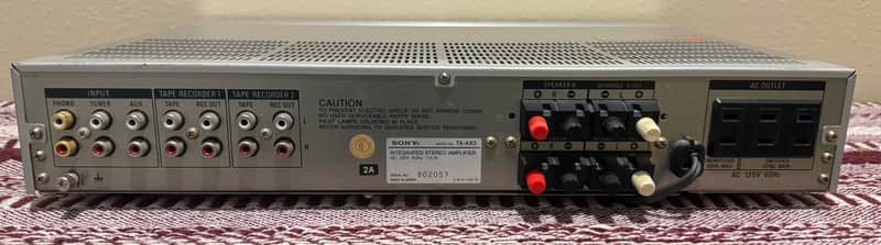 Sony TA-AX5 Pulse PSU / Integrated Stereo Amplifier | Reverb