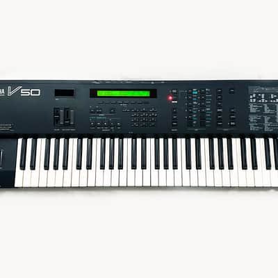 YAMAHA V50 Vintage FM Synthesizer Made in JAPAN - 1989 SERVICED. Works Great. Sounds Perfect !...