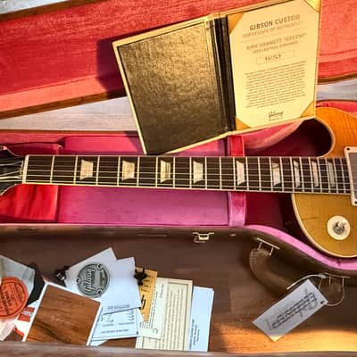 2 Gibson Les Paul Custom Shop GREENY Murphy Lab 3.664g u. 3.669g Tausch und Ratenzahlung möglich. Aus meiner Sammlung - verkaufe meine beiden Gibson Les Paul Custom Shop GREENY Murphy Lab image 5