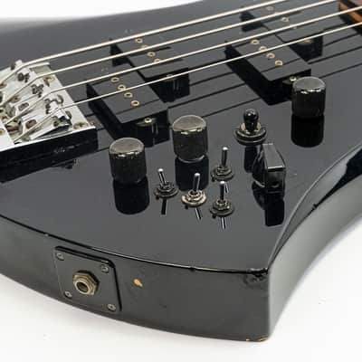 1990s BC Rich Mockingbird Bass – Active Electronics – Black image 12