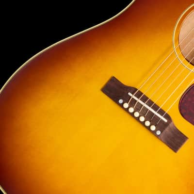 Epiphone J-45 Standard EC Honey Burst Acoustic Electric with Gig Bag image 4