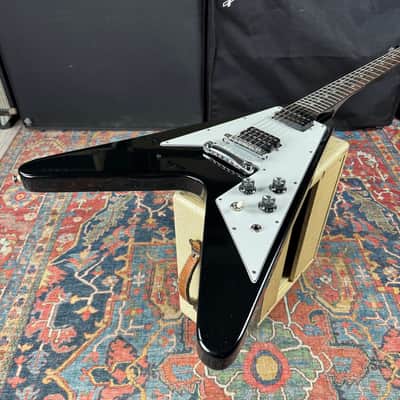 *Video" Burny Flying V Model RFV-75 Revival Series Mahogany - 1980's image 5