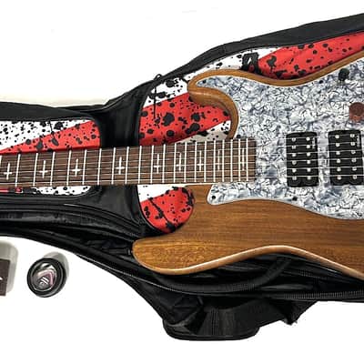 Custom, hot rodded, Walnut body, strat style guitar image 3