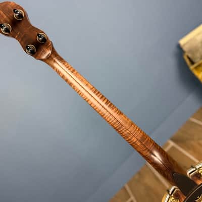 Custom Pisgah Tenor Laydie 19-Fret - 11" Curly Maple 4-String Electric Tone Ring Irish Tuning image 20