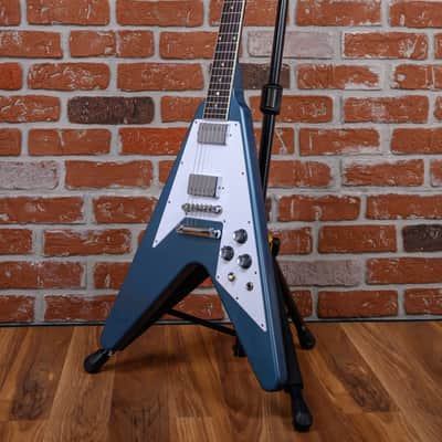 Gibson Custom Shop Made to Measure 1967 Flying V Demo Shop Bahama Blue VOS 2025 w/OHSC image 5