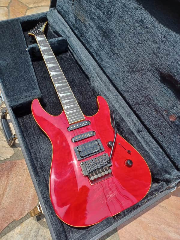 Jackson Soloist Arched Top Custom Charvel 750xl Style Flame Maple Grover Stars SL Archtop Schaller M image 1