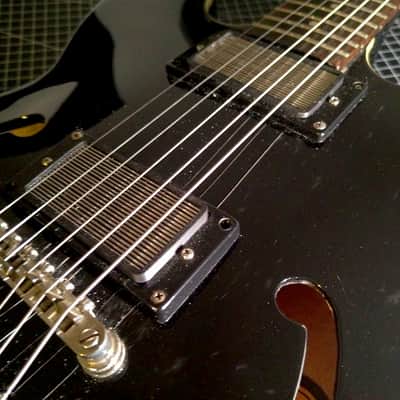 Mersey Guitar Handwound Humbucker Set - Black image 4