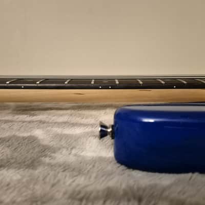 Glarry GIB-4 - 4-String Bass - Set-up - 2025 - Reverse PJ Pickups - Glossy Blue image 10
