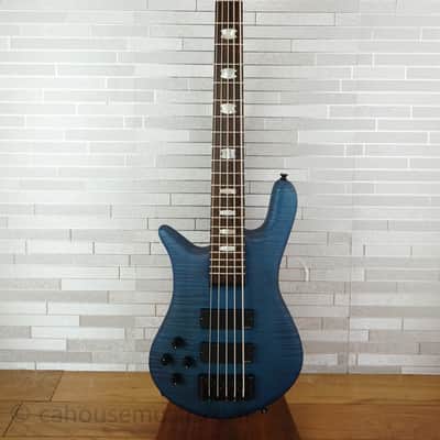 Spector Euro 5 LX Left Handed - Black & Blue Matte image 13