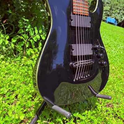 Schecter Hellraiser C-7 2005 - Present - Gloss Black image 2