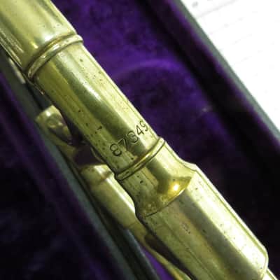 King, by H.N. White Demonstrator Medium Bore Low Pitch Trombone Late 1920s - Brass image 22