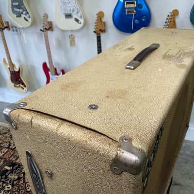 1960's Fender Blonde 1x15" Speaker Cab With JBL D130F image 8