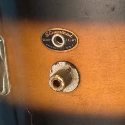 Slingerland 22 x 12" Bass Drum Vintage 40s 50s Duco Finish image 3