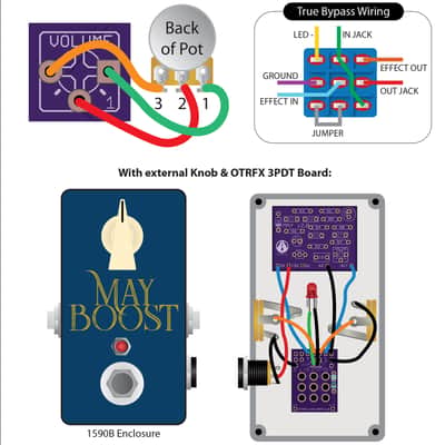 May Boost PCB - Build your own Fryer Treble Boost pedal! image 3